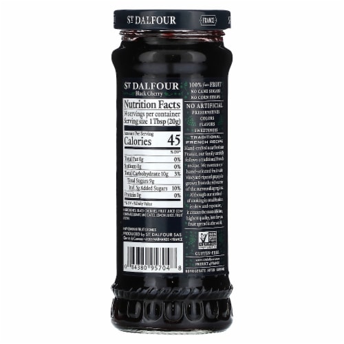 Black Cherry All Natural Fruit Spread Perspective: back