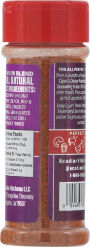 Cajun's Choice™ Premium Blend Creole Seasoning & Rub Perspective: back