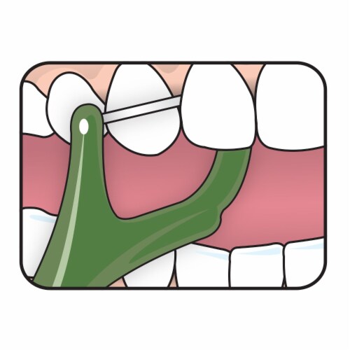 TEPE Good Mini Flosser™ Dental Floss - 36 Pack Perspective: back
