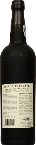 Taylor Fladgate Aged Tawny Port Perspective: back