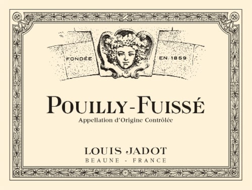 Louis Jadot Pouilly-Fuisse French White Wine Perspective: back