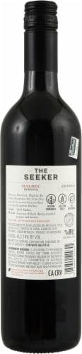 The Seeker Malbec Argentina Red Wine Perspective: back