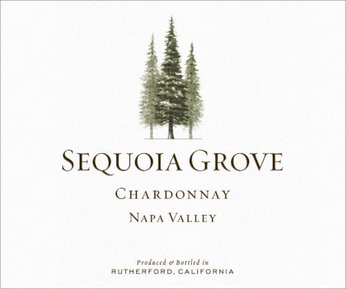 Sequoia Grove Chardonnay Napa Valley White Wine Perspective: back