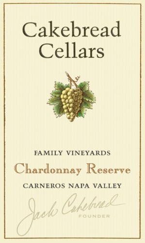 Cakebread Cellars Chardonnay Reserve Napa Valley White Wine Perspective: back