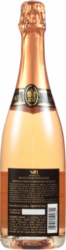 Bouvet Brut Rose Sparkling Wine Perspective: back