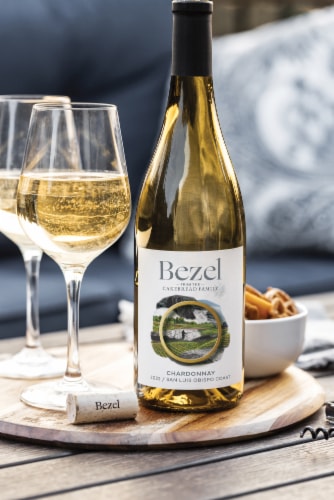 Bezel Chardonnay California White Wine Perspective: back