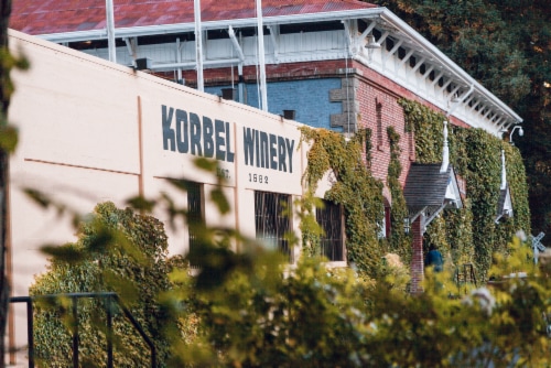 Korbel California Brandy Perspective: back
