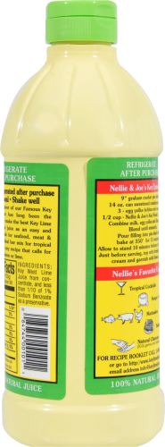 Nellie & Joe's Key West Lime Juice Perspective: back