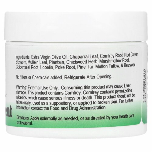 Christopher's Original Formulas Black Ointment - 2 fl oz (59 ml) Perspective: back