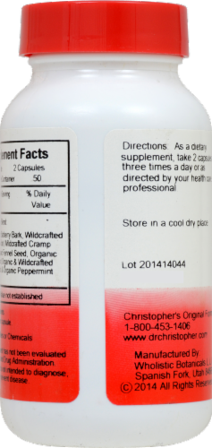 Christopher's Liver & Gallbladder Formula Perspective: back
