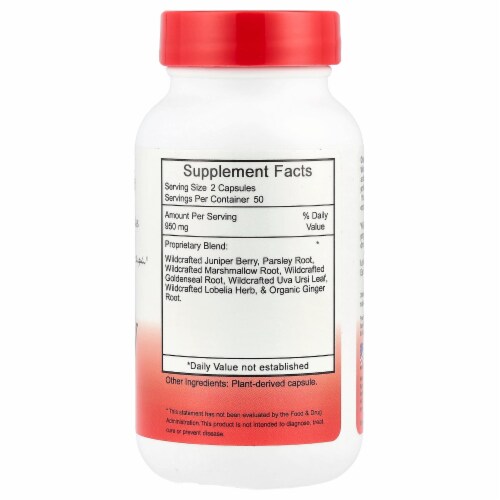 Christopher's Original Formulas Kidney Formula 475 mg - 100 Vegetarian Caps Perspective: back