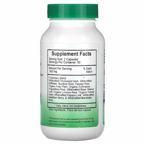 Dr Christopher's Formula Appetite, 100 Count Perspective: back