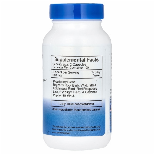 Christopher's Herbal Eyebright 450 mg Supplement Perspective: back