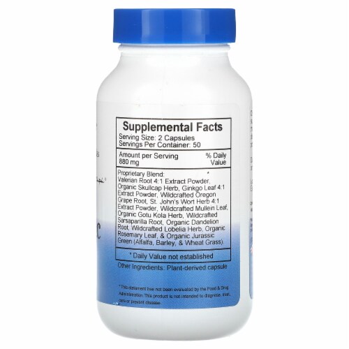 Christopher's Original Formulas MindTrac Formula 440 mg - 100 Vegetarian Caps Perspective: back