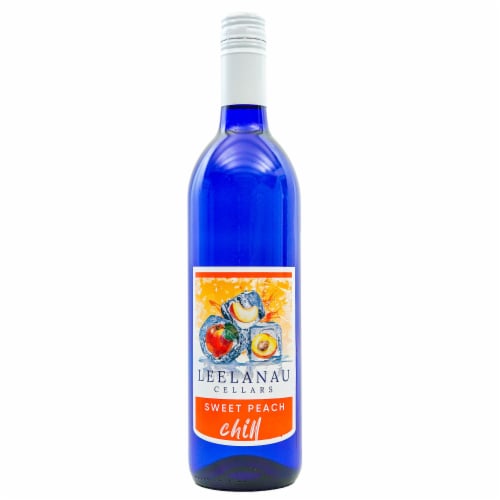 Leelanau Cellars Peach Chill Wine Perspective: back