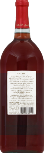 Gallo Family Vineyards White Merlot California Wine Perspective: back