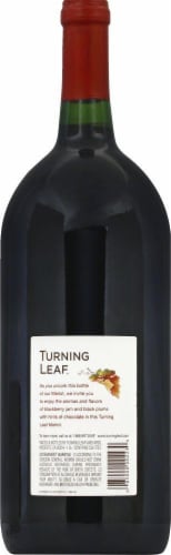 Turning Leaf Vineyards Merlot Red Wine Perspective: back