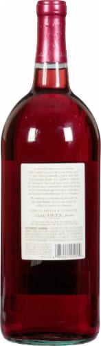 Gallo Family Vineyards Cafe Zinfandel Red Wine Perspective: back