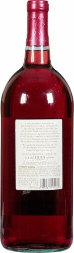 Gallo Family Vineyards Cafe Zinfandel California Red Wine Perspective: back