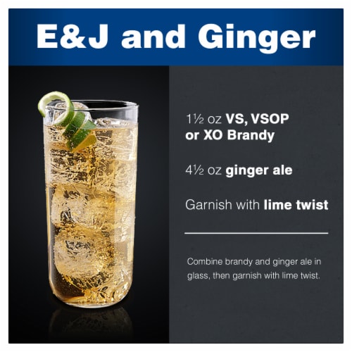 E&J VSOP Brandy Perspective: back