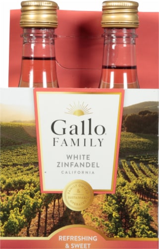Gallo Family Vineyards White Zinfandel California Wine Perspective: back