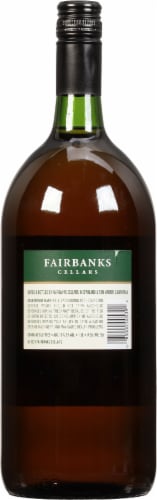 Fairbanks Sherry Dessert Wine Perspective: back