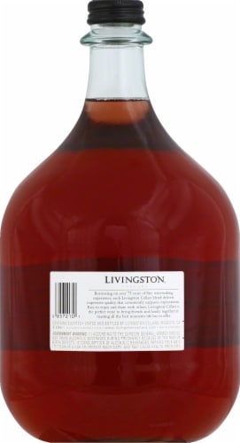 Livingston Cellars White Zinfandel Wine 3L Perspective: back