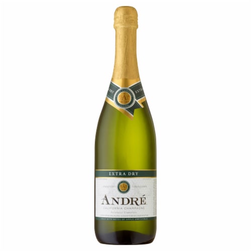 Andre® Extra Dry Champagne Sparkling Wine Perspective: back
