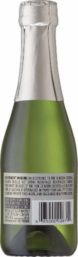Barefoot Bubbly Brut Cuvee Champagne California Sparkling Wine Perspective: back