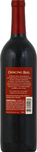 Dancing Bull Zinfandel Red Wine Perspective: back
