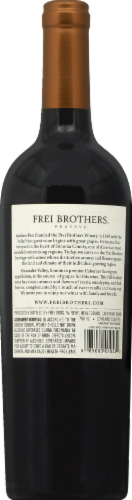 Frei Brothers Reserve Sonoma Cabernet Sauvignon California Red Wine Perspective: back