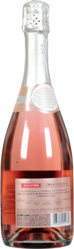 Ballatore Red Asti Spumante Sparkling Wine Perspective: back