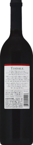 Tisdale Vineyards Cabernet Sauvignon California Red Wine Perspective: back