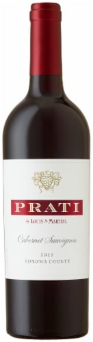 Prati by Louis M. Martini Cabernet Sauvignon Sonoma California Red Wine Perspective: back
