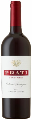 Prati by Louis M. Martini Cabernet Sauvignon Sonoma California Red Wine Perspective: back