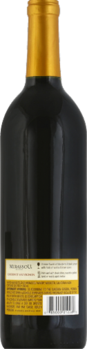 Mirassou Cabernet Sauvignon Red Wine 750ml Perspective: back