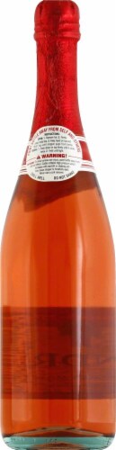 Andre Strawberry Moscato Champagne California Sparkling Wine Perspective: back
