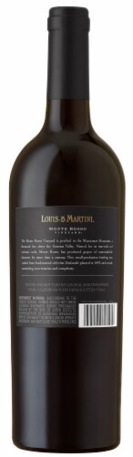 Louis M. Martini Gnarly Vines Zinfandel Monte Rosso Vineyard Red Wine Perspective: back
