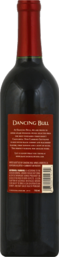 Dancing Bull Cabernet Sauvignon Red Wine Perspective: back