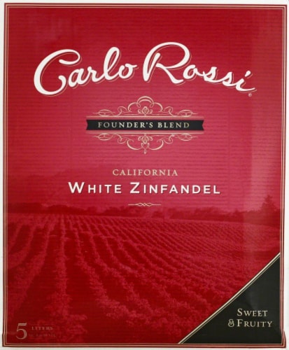 Carlo Rossi Founder’s Blend White Zinfandel Perspective: back