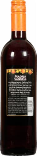 Madria Sangria Red Wine Perspective: back