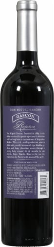 Don Miguel Gascon® Reserva Malbec Argentina Red Wine Perspective: back