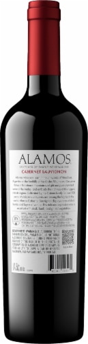Alamos® Cabernet Sauvignon Argentina Red Wine Perspective: back