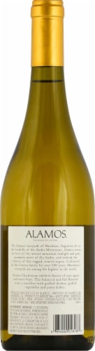 Alamos® Chardonnay White Wine Perspective: back