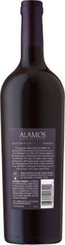 Alamos Seleccion Malbec Argentina Red Wine 750ml Perspective: back