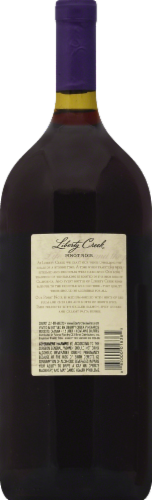 Liberty Creek Vineyards Pinot Noir California Red Wine Perspective: back