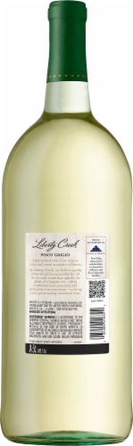 Liberty Creek® Vineyards Pinot Grigio California White Wine Perspective: back