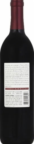 The Naked Grape Cabernet Sauvignon Red Wine Perspective: back