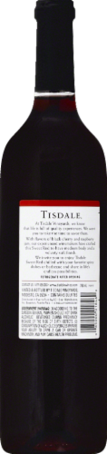 Tisdale Vineyards Sweet Red California Wine Perspective: back
