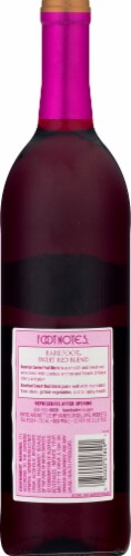 Barefoot Cellars Sweet Red California Wine Perspective: back